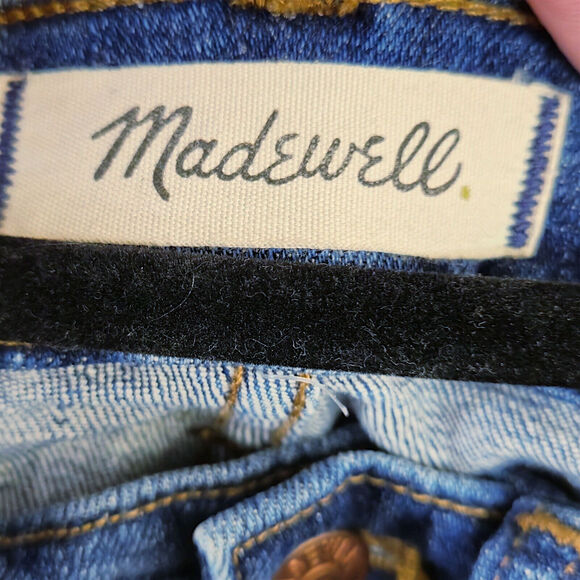 Madewell 9 High Rise Skinny Jeans Blue 24 Minimalist Clean Look - Picture 11 of 12